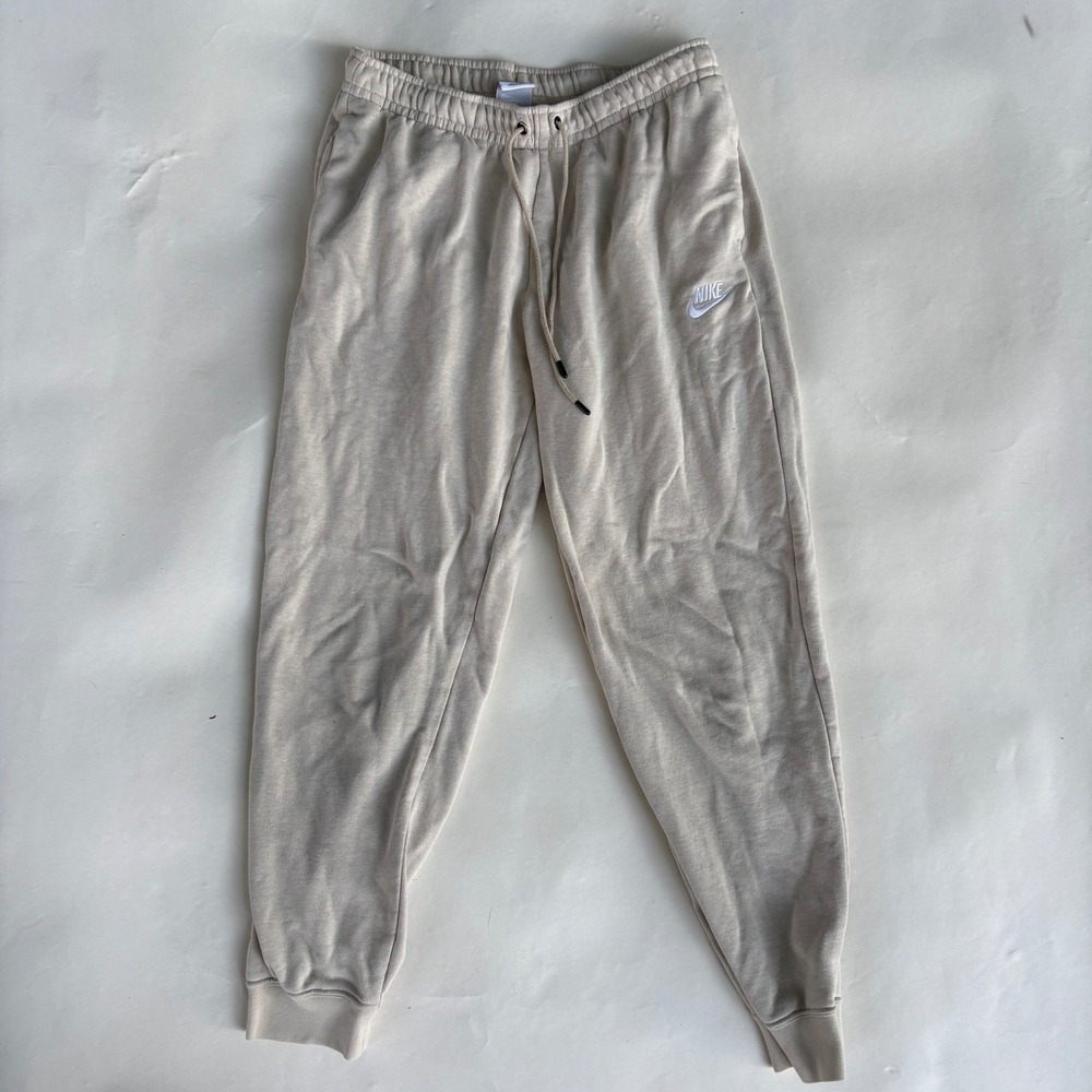 Nike Mens Beige Sportswear Club Fleece Jogger Sweatpants Tan Medium BV2671-063